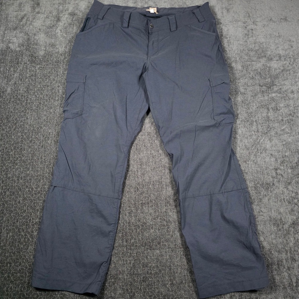 Duluth Trading Co Womens Flexpedition Cargo Pants Gray 16x29 Stretch Hiking Work